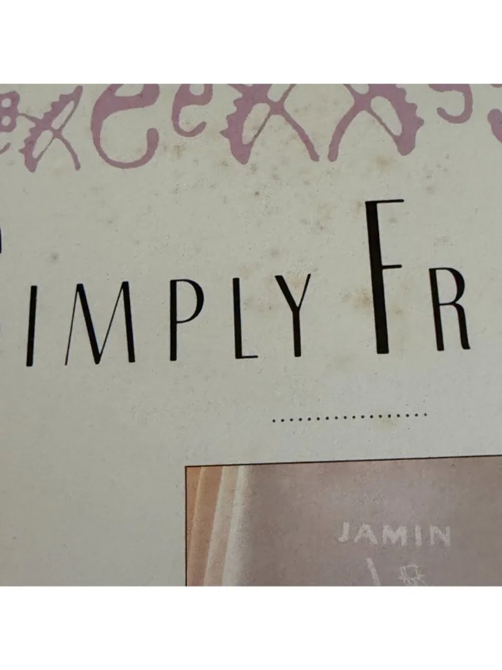 Simply French Autographed Patricia Wells First Edition Cookbook 1991 Hardcover